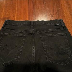 Mother Denim Black Jean